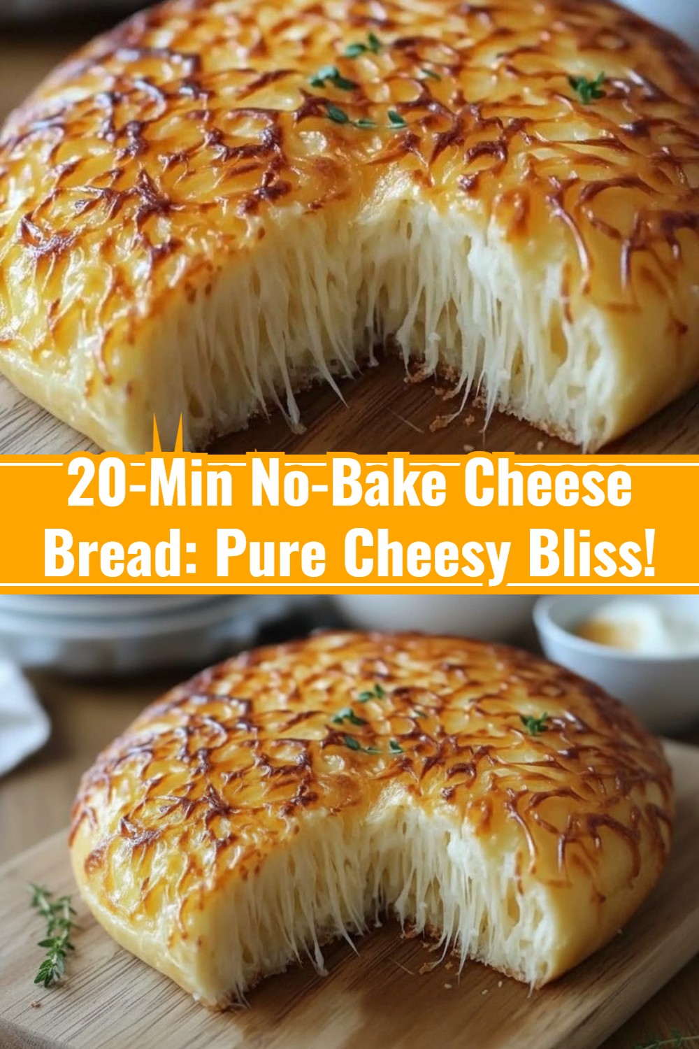 20-Minute No-Bake Cheese Bread