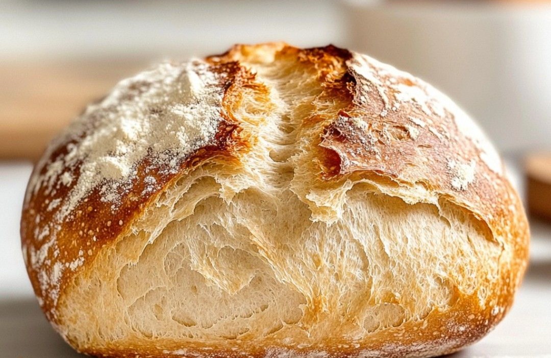 Air Fryer Bread in 30 Mins! (3-Ingredient No Yeast Recipe)