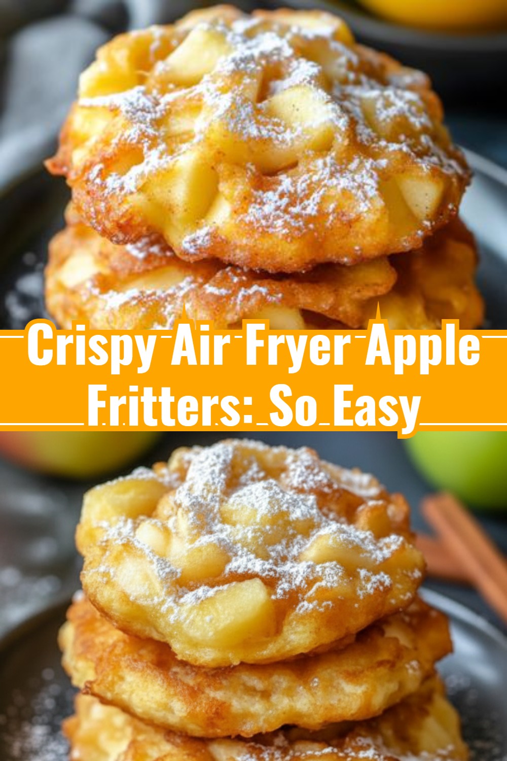 Crispy Air Fryer Apple Fritters You'll Crave!