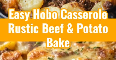 Hobo Casserole Rustic Ground Beef and Potato Bake