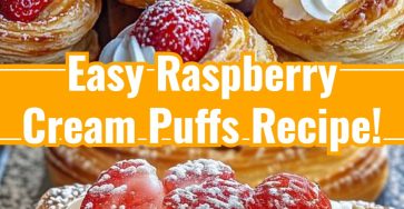 Raspberry Cream Puffs