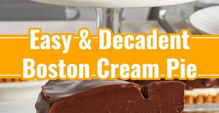 The Ultimate Boston Cream Pie Recipe You Need , Easy Dessert Cake Recipes