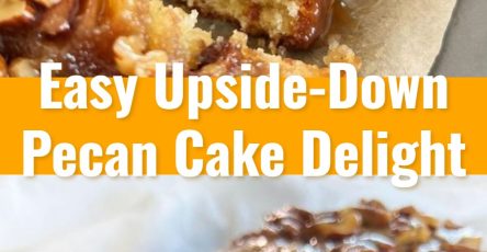 Upside-Down Caramel Pecan Cake