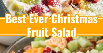 Best Christmas Holiday Brunch Fruit Salad Recipe