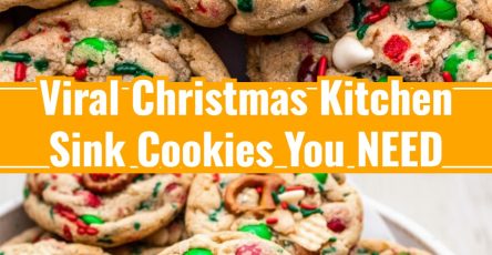 Chewy Holiday Christmas Kitchen Sink Cookies