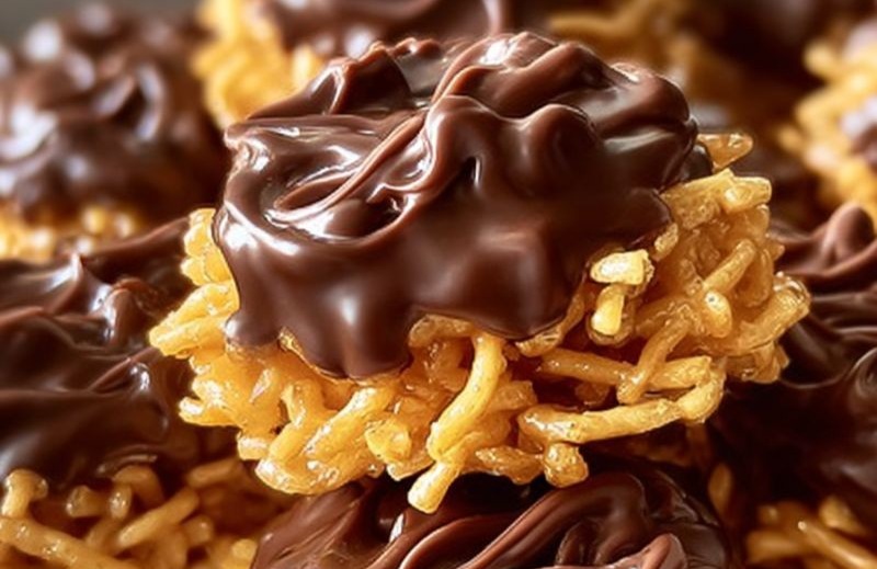 Chocolate Peanut Butter Haystacks