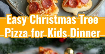 Christmas Tree Pizza Fun Kids Dinner Holiday Party Food