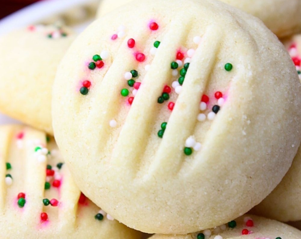 Christmas Whipped Shortbread Cookies Recipe