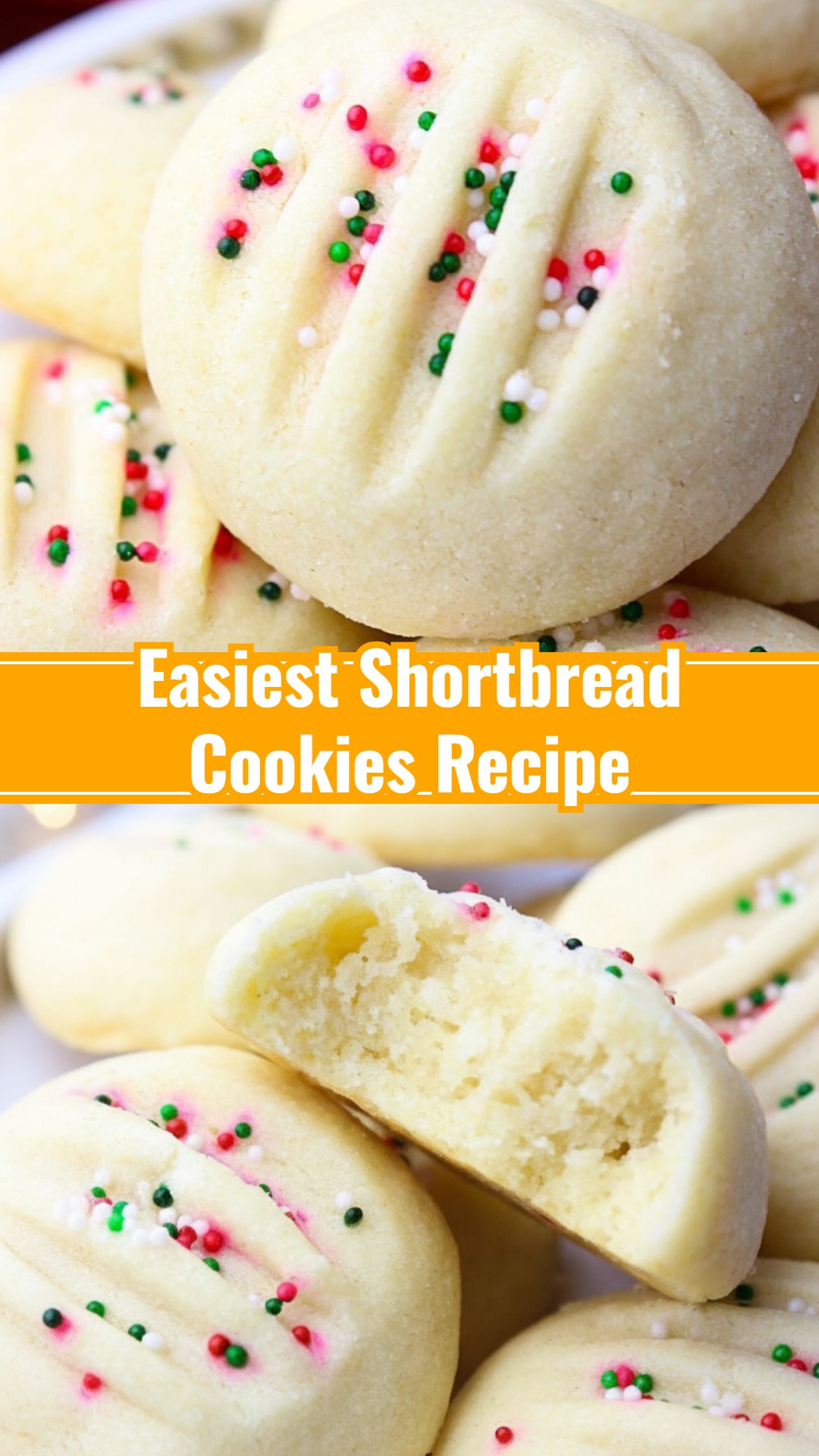 Christmas Whipped Shortbread Cookies Recipe