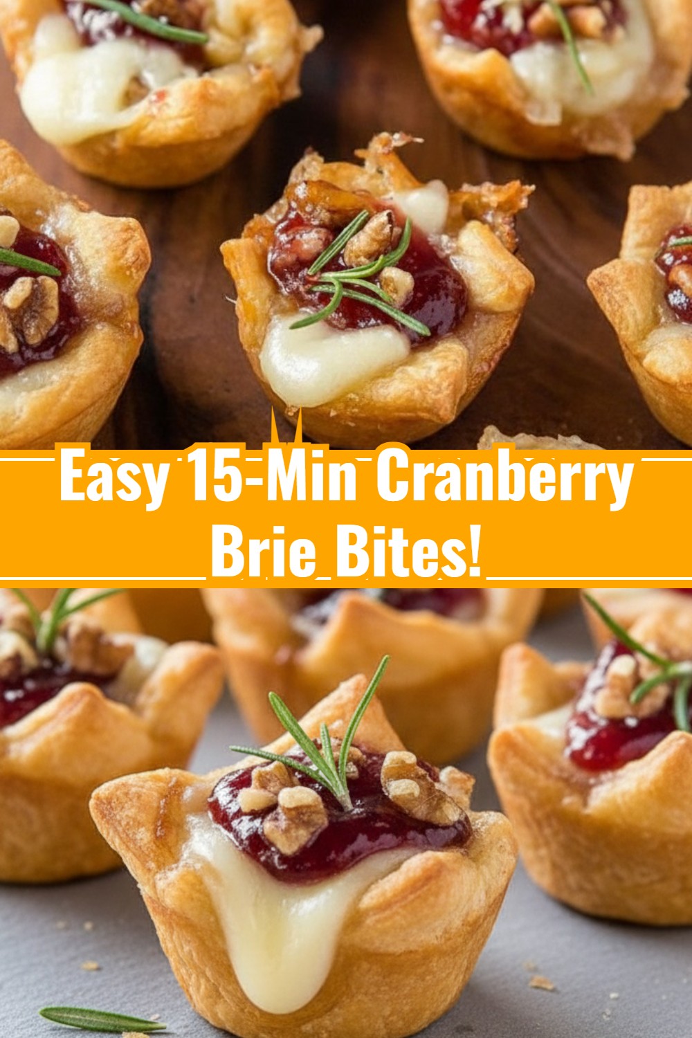Cranberry Brie Bites
