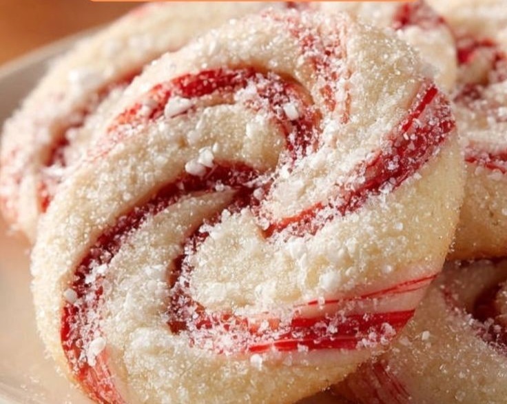 Easy Cozy Christmas Peppermint Swirl Cookies