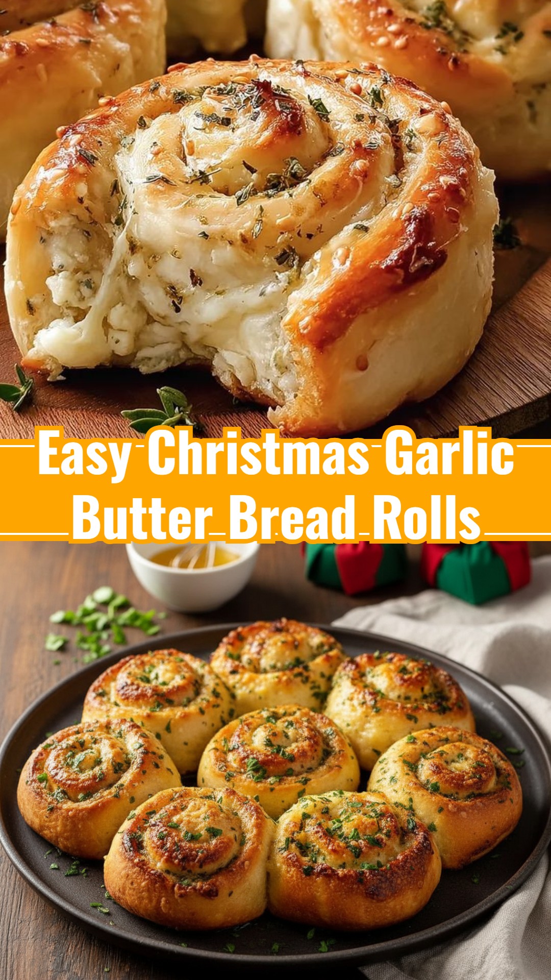 Easy Homemade Garlic Butter Dinner Rolls