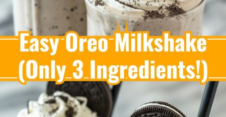 Easy Oreo Milkshake (Only 3 Ingredients!)