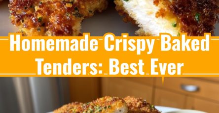 Easy Yummy Crispy Baked Homemade Chicken Tenders