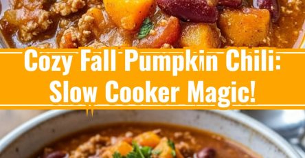 Hearty Pumpkin Chili – Delicious Fall Crockpot Recipes for Dinner