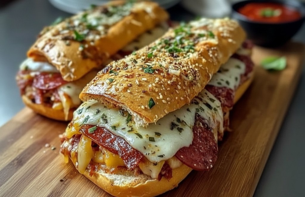 Irresistible Baked Italian Sub Sandwiches Recipe