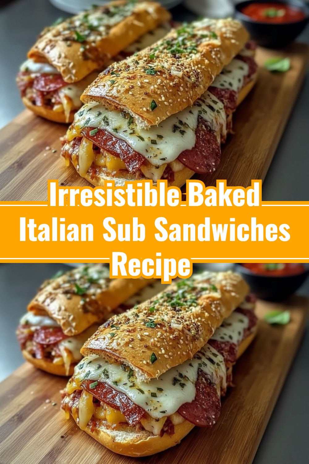 Irresistible Baked Italian Sub Sandwiches Recipe