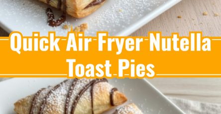 Quick Fun Nutella Toast Pies Easy Dessert