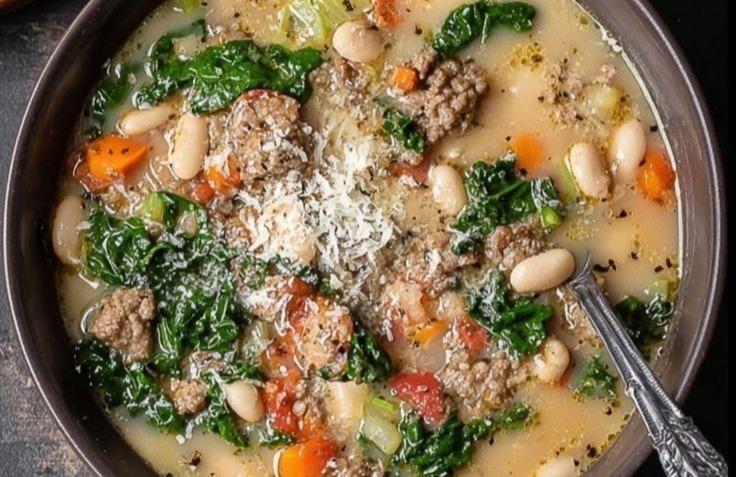 Rainy Day Italian Sausage White Bean Soup