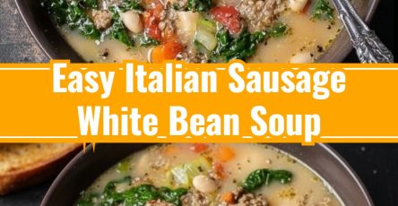 Rainy Day Italian Sausage White Bean Soup