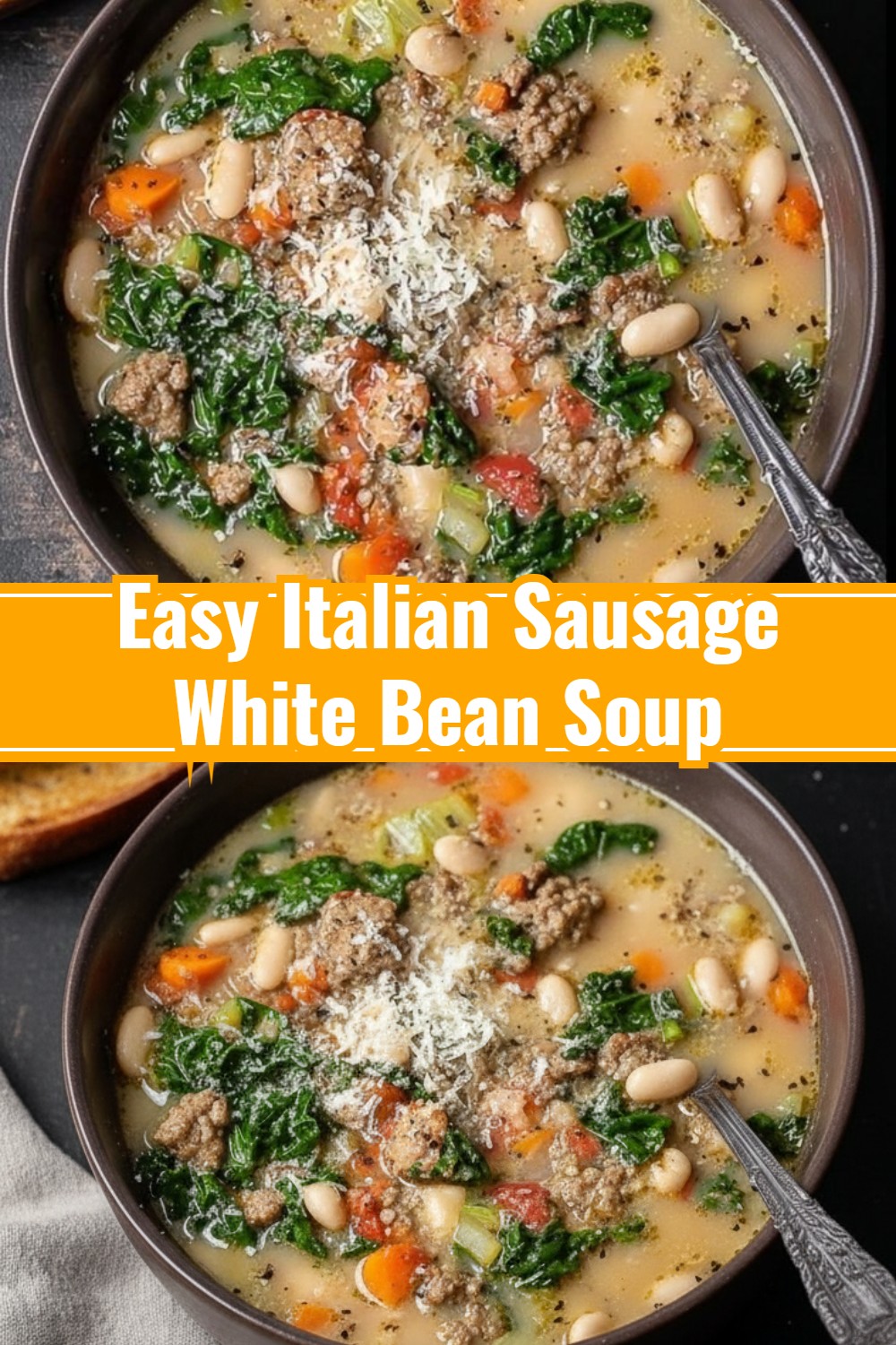 Rainy Day Italian Sausage White Bean Soup
