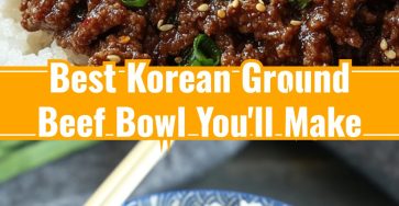 Simple Weeknight Korean Ground Beef Bowls