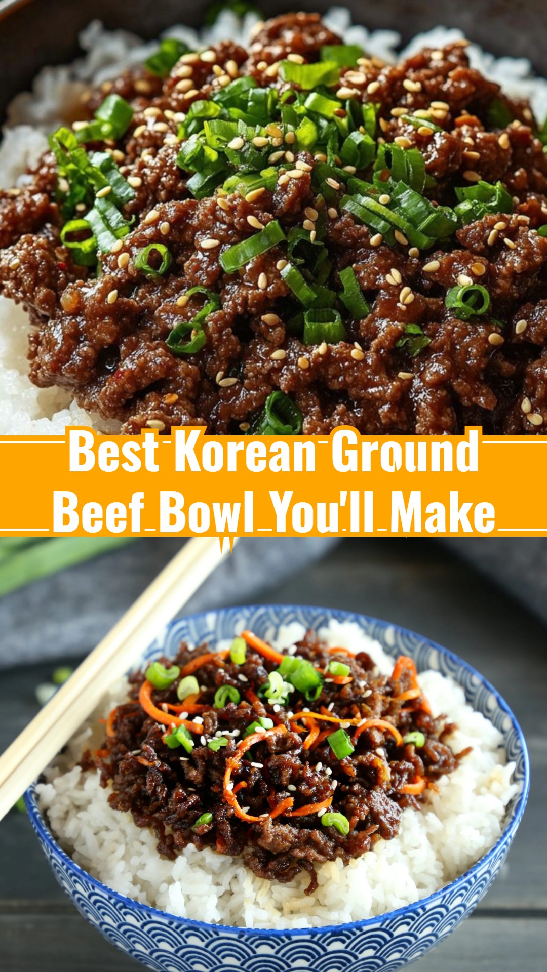 Simple Weeknight Korean Ground Beef Bowls