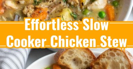 Slow Cooker Chicken Stew Recipe