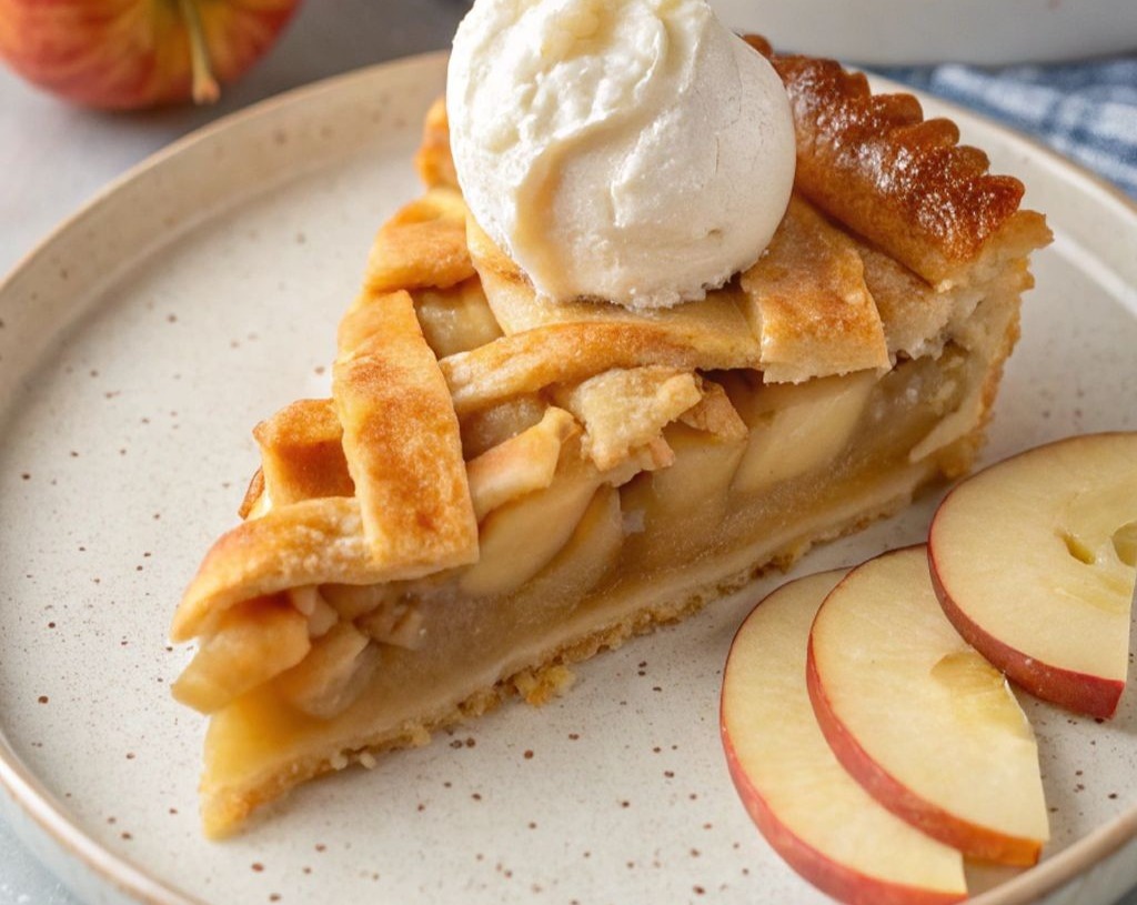 Sweet Fall Apple Pie Three Kinds Red Apples