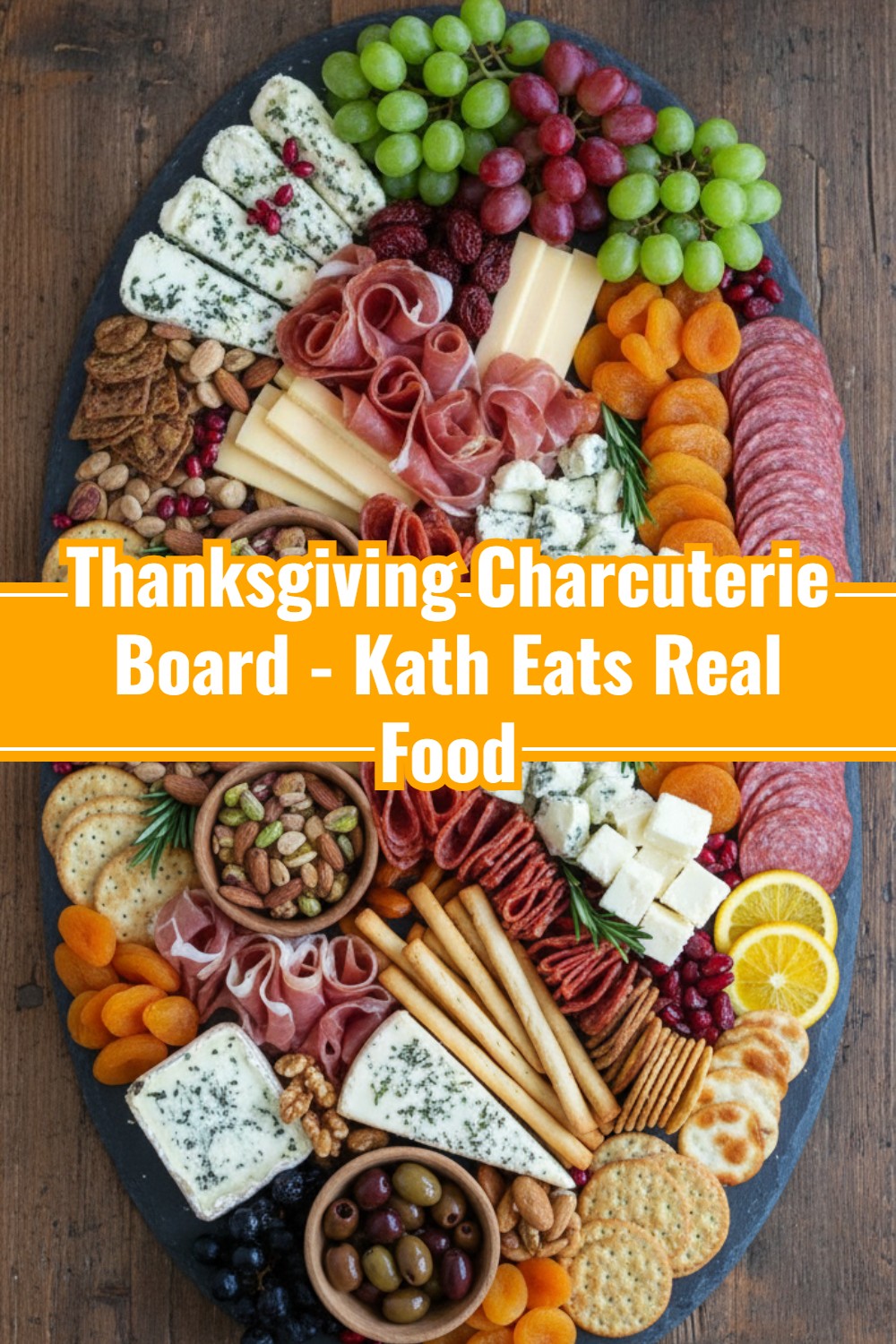 Thanksgiving Charcuterie Board - Kath Eats Real Food