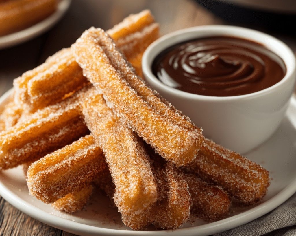 Air Fryer Light Churros for Quick Easy Homemade Movie Snacks overview