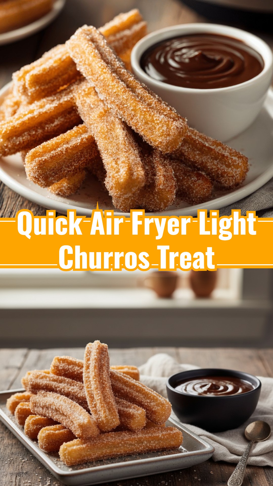 Air Fryer Light Churros for Quick Easy Homemade Movie Snacks