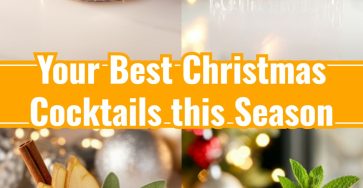 Best Christmas Cocktails Eggnog Punch Shots for Holiday Season