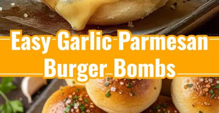 Cheesy Garlic Parmesan Cheeseburger Bites A Simple Bomb Recipe