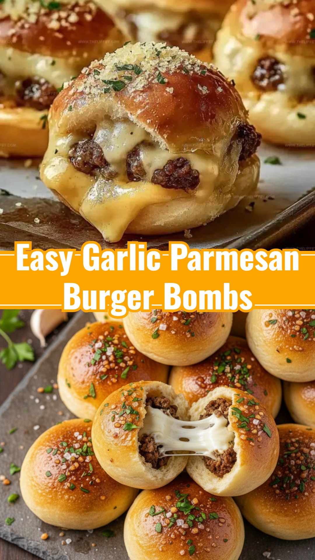 Cheesy Garlic Parmesan Cheeseburger Bites A Simple Bomb Recipe