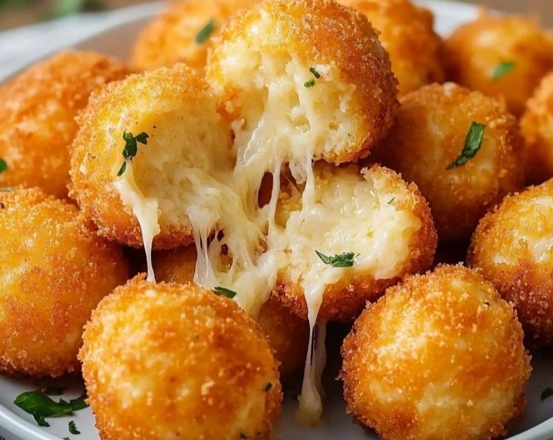 Easy Cheesy Potato Bites Fun Food Recipes for Snacks serving