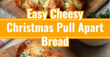 Easy Cheesy Pull Apart Christmas Tree Bread Appetizer