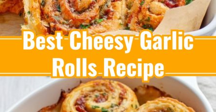 Easy DIY Homemade Cheesy Garlic Bread Rolls