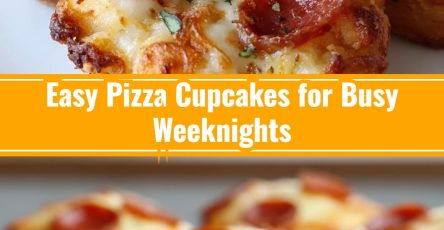 Easy Pizza Cupcakes Fun School Lunch Appetizers