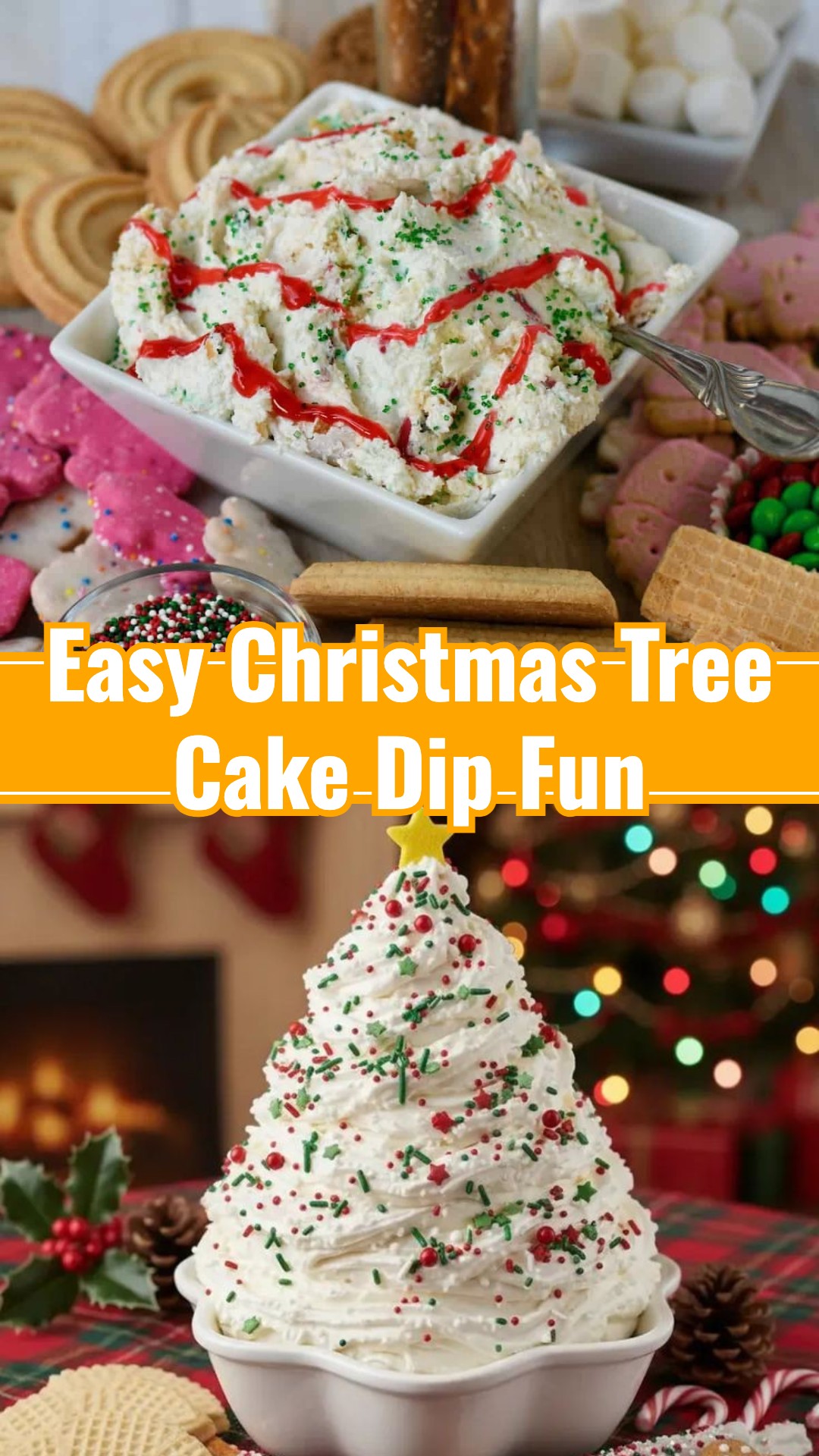 Effortless No Bake Little Debbie Christmas Tree Cake Dip