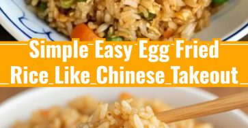 Egg Fried Rice Recipe Chinese Food Easy Rice Cooking Tips