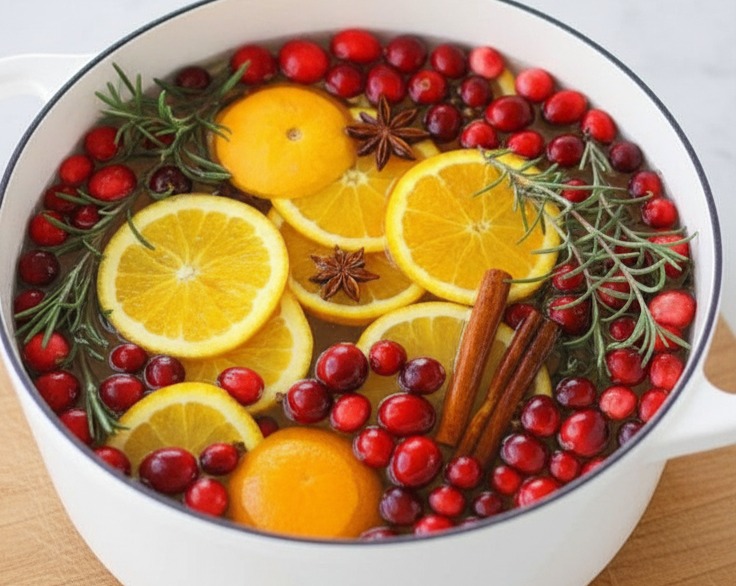 Holiday Slow Cooker Potpourri Gift Essential Christmas Aroma Craft serving