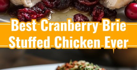 Impressive Cranberry Brie Chicken Breast: Effortless Fancy Holiday Dinner