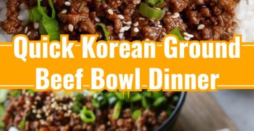 Korean Ground Beef Bowl: Easy Weeknight Meal Prep Dinners
