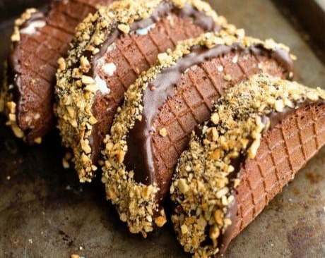 Master Chef Easy Baking: Homemade Choco Tacos Sweet Dish overview