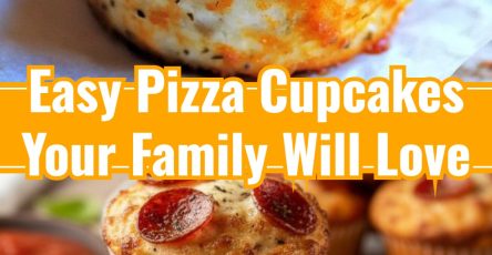PIZZA CUPCAKES Fun Easy Things To Cook Food Appetizers