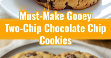 Slow Comfort: Thick Gooey Two-Chip Chocolate Chip Cookies