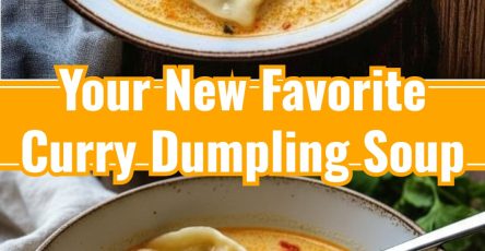 Slow Cooker Creamy Asian Curry Dumpling Soup for Cold Nights