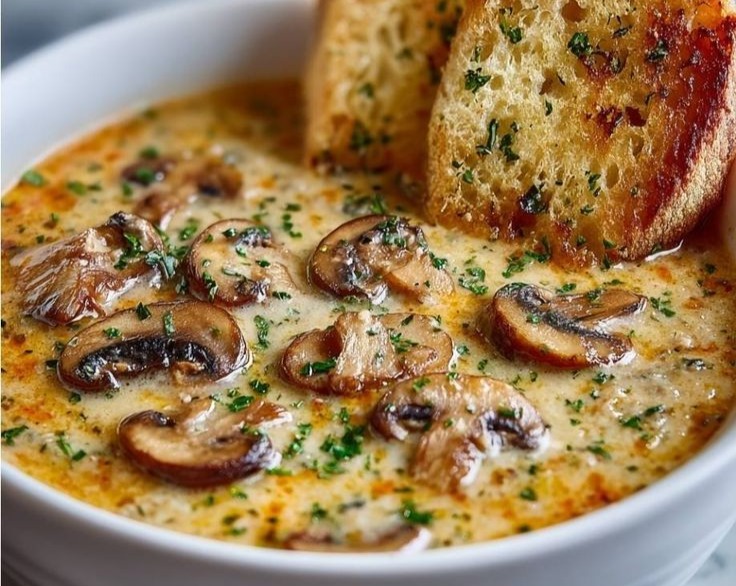Slow Cooker Creamy Mushroom Soup: Healthy & Elegant Autumn Comfort overview
