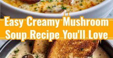 Slow Cooker Creamy Mushroom Soup: Healthy & Elegant Autumn Comfort